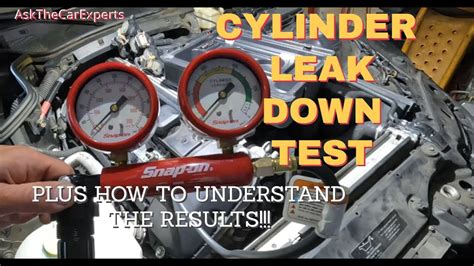 leak down test is good but hard start|piston leak down test.